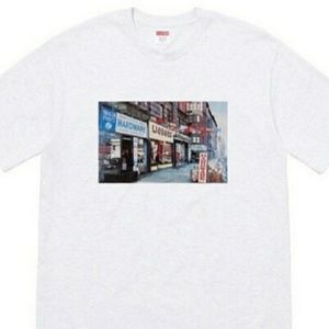 Supreme store front tee